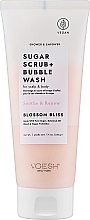 Kup Peeling cukrowy do skóry głowy i ciała - Voesh Sugar Scrub+Bubble Wash Blossom Bliss