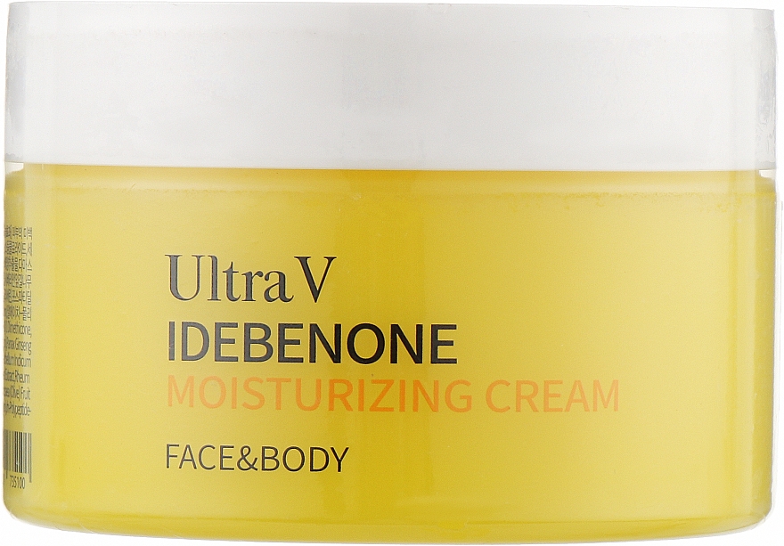 Nawilżający krem do twarzy i ciała z idebenonem - Ultra V Idebenone Moisturizing Cream  — Zdjęcie N1
