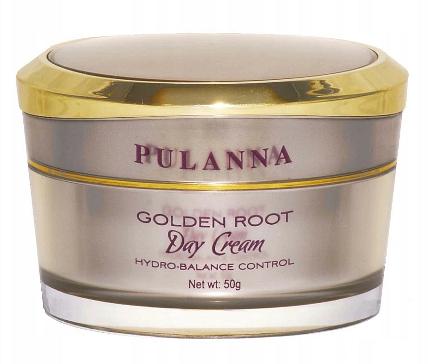 Intensywnie regenerujący krem do twarzy na dzień - Pulanna Golden Root Day Cream Hydro-Balance Control  — Zdjęcie N1