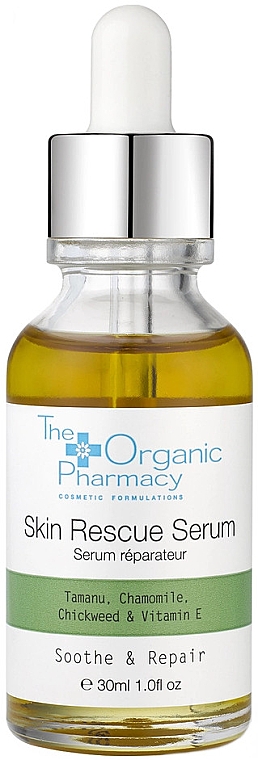 Rozświetlające serum do twarzy - The Organic Pharmacy Skin Rescue Serum — Zdjęcie N1