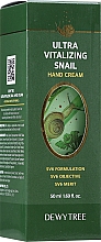Kup Nawilżający krem ​​do rąk - Dewytree Ultra Vitalizing Snail Hand Cream