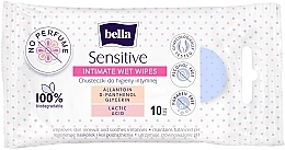 Kup Chusteczki nawilżane do higieny intymnej, 10 szt. - Bella Sensitive Intimate Wet Wipes