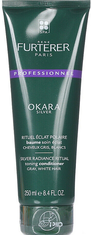 Odżywka do włosów nadająca srebrny ton - Rene Furterer Okara Silver Toning Conditioner — Zdjęcie N1