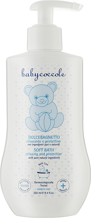 Zmiękczająco-nawilżająca pianka do kąpieli dla dzieci - Babycoccole Soft Bath — Zdjęcie N1