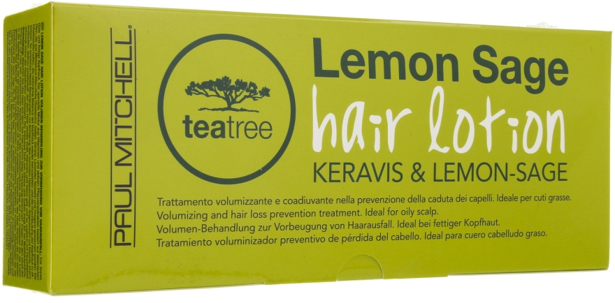 Lotion zapobiegający wypadaniu włosów Cytryna i szałwia - Paul Mitchell Tea Tree Hair Lotion Keravis and Lemon–Sage — Zdjęcie N4