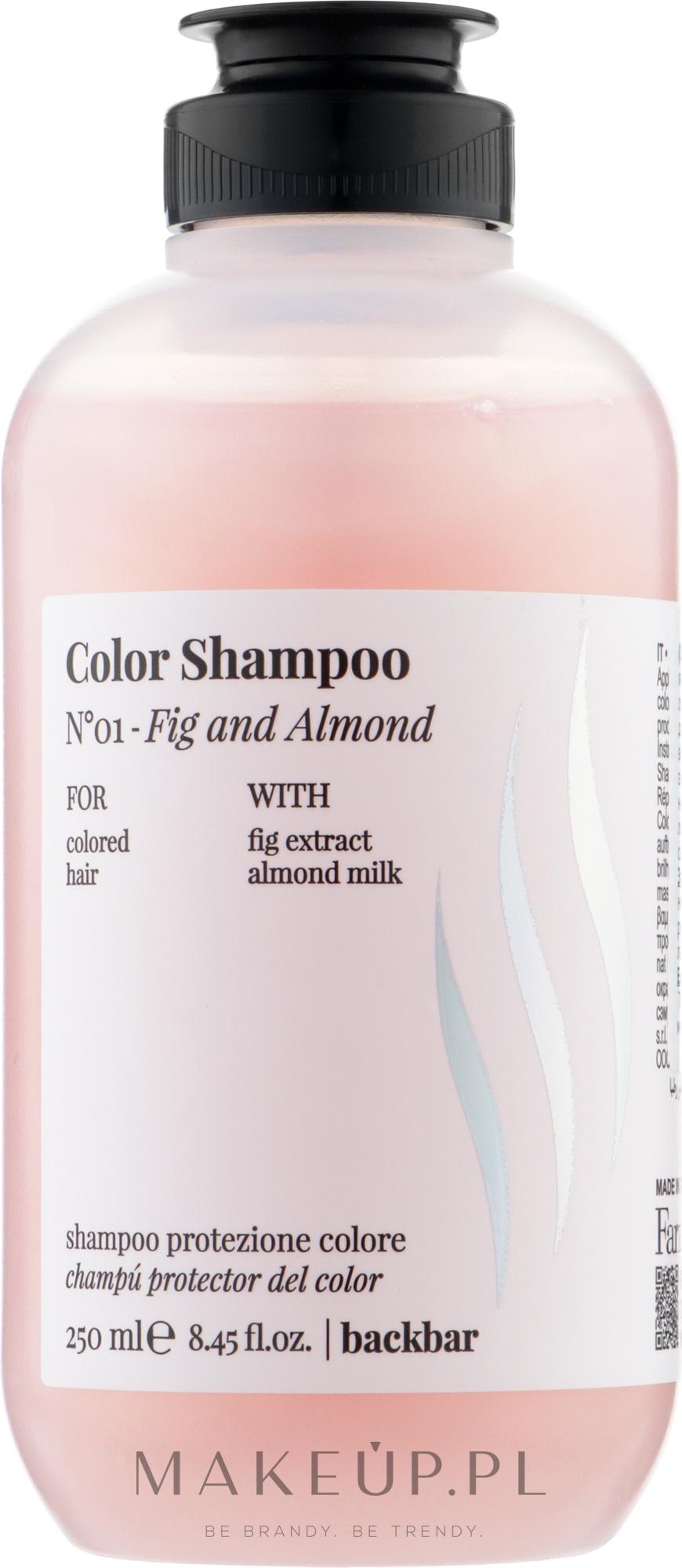Szampon do włosów farbowanych Figi i migdały - Farmavita Back Bar No1 Color Shampoo Fig and Almond — Zdjęcie 250 ml
