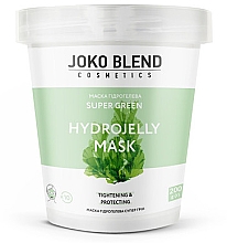 Rozświetlająco-nawilżająca hydrożelowa maska do twarzy - Joko Blend Super Green Hydrojelly Mask — Zdjęcie N3