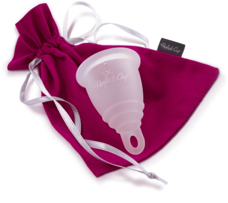 Kubeczek menstruacyjny, przezroczysty, rozmiar M - Perfect Cup  — Zdjęcie N2