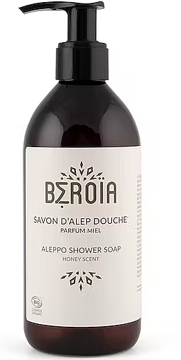 Mydło pod prysznic w płynie o aromacie miodu - Beroia Aleppo Soap Liquid Honey Scented — Zdjęcie N1