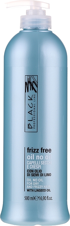 Balsam bezolejowy do włosów suchych i puszących się - Black Professional Line Anti-Frizz — Zdjęcie N1