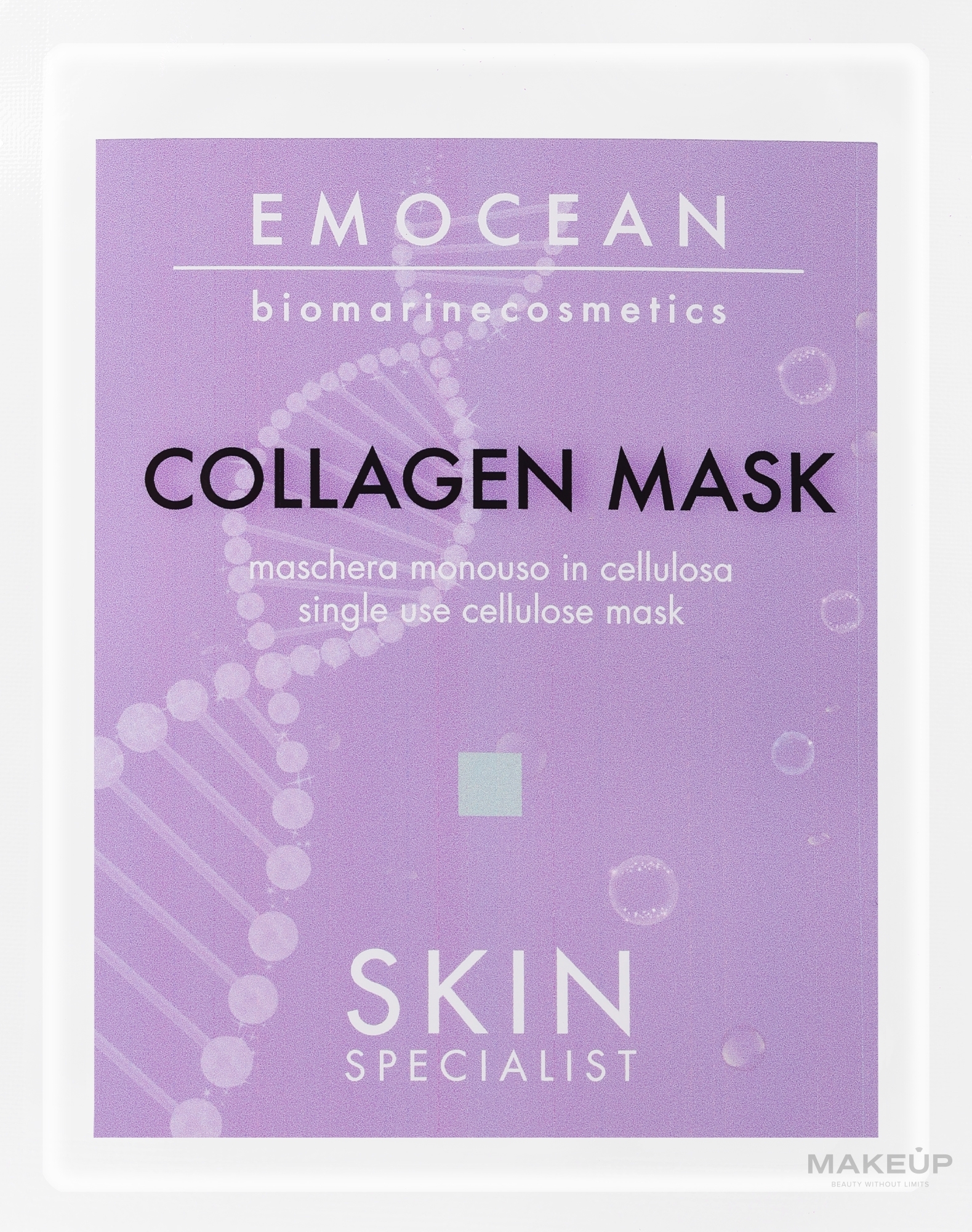 Maska do twarzy na bazie hiperskoncentrowanego rozpuszczalnego kolagenu - Emocean Skin Specialist Collagen Mask — Zdjęcie 20 ml