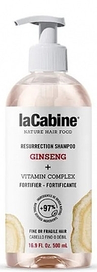 Wzmacniający szampon do włosów cienkich - La Cabine Nature Hair Food Ressurection Shampoo — Zdjęcie N1