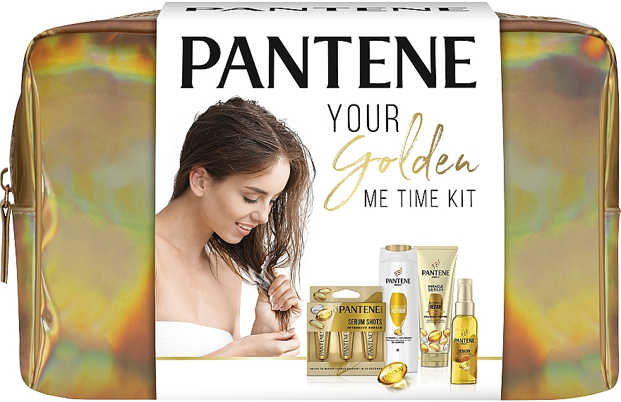 Zestaw, 7 produktów - Pantene Pro-V Your Golden Me Time Kit — Zdjęcie N1