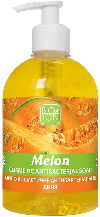 Antybakteryjne mydło melonowe - Bioton Cosmetics Melon Liquid Soap — Zdjęcie N1