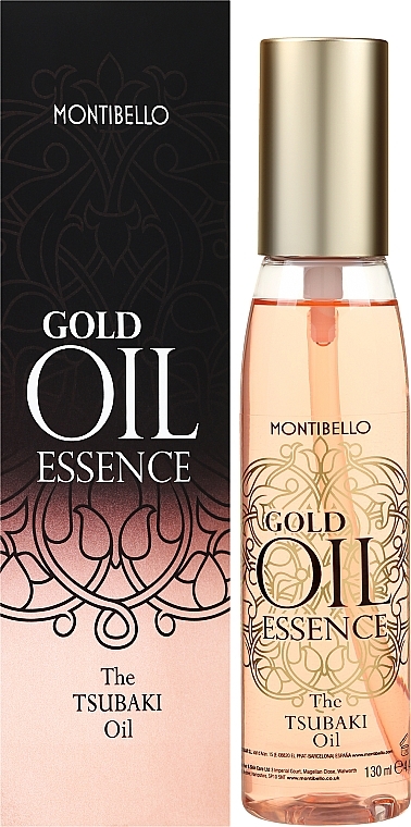 Olejek Tsubaki do włosów - Montibello Gold Oil Essence Tsubaki Oil — Zdjęcie N4