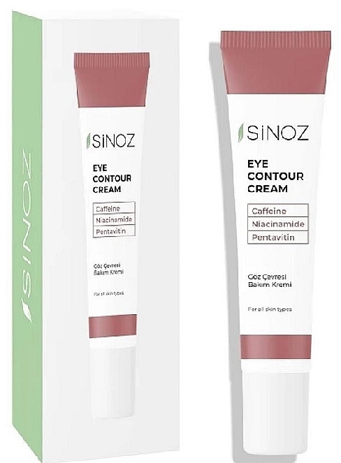 Nawilżający krem pod oczy przeciw zmarszczkom i cieniom pod oczami - Sinoz Eye Contour Cream — Zdjęcie N1