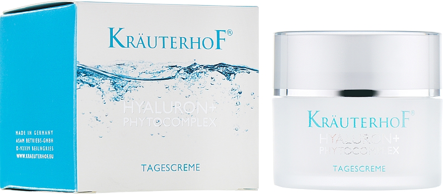 Krem na dzień z fitokompleksem i kwasem hialuronowym - Krauterhof Hyaluron Phytocomplex Day Cream — Zdjęcie N1