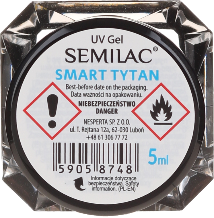 Żel do paznokci - Semilac Smart Tytan — Zdjęcie N1