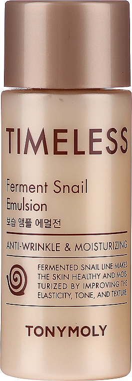 Zestaw - Tony Moly Timeless Ferment Snail Essence Gift Set (essence 50 ml + toner 20 ml + emul 20 ml) — Zdjęcie N3