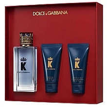 Dolce & Gabbana K By Dolce & Gabbana - Zestaw (edt/100ml + ash/balm/50ml + sh/gel/50ml) — Zdjęcie N2