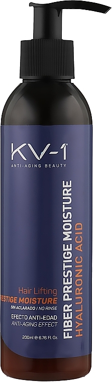 Kremowy wypełniacz z olejem sezamowym i kwasem hialuronowym, bez spłukiwania - KV-1 Fiber Prestige Moisture Hair Lifting — Zdjęcie N1