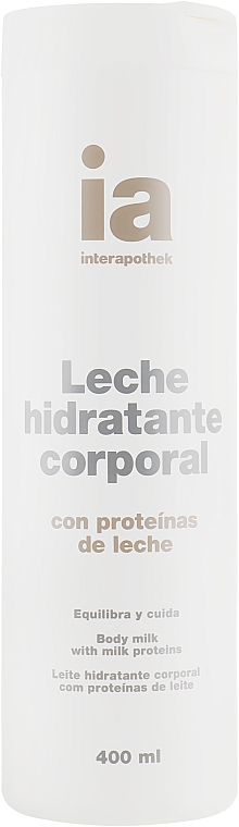 Mleko do ciała z białkami mleka - Interapothek Leche Hidratante Corporal Con Proteinas De Leche — Zdjęcie N1