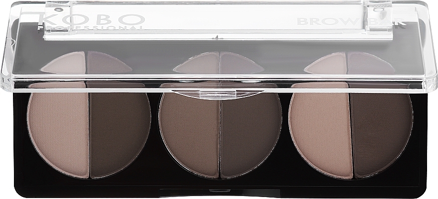 Paleta cieni do brwi - Kobo Professional Brow Bar — Zdjęcie N2