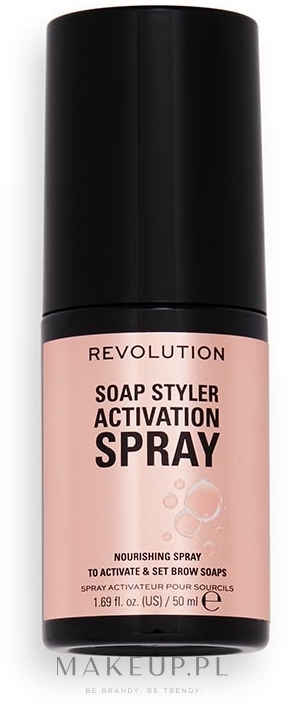 Spray-aktywator do stylizacji brwi - Makeup Revolution Soap Styler Activating Spray  — Zdjęcie 50 ml