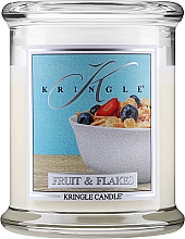 Kup Świeca zapachowa w szkle z 2 knotami - Kringle Candle Fruit & Flakes