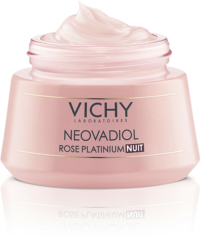 Rewitalizujący krem na noc dla skóry dojrzałej - Vichy Neovadiol Rose Platinum Night Cream — Zdjęcie N12