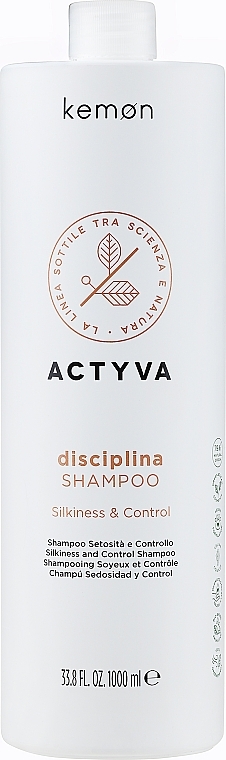 Szampon do suchych włosów - Kemon Actyva Disciplina Shampoo — Zdjęcie N3
