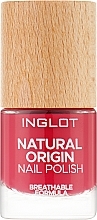 PRZECENA! Lakier do paznokci - Inglot Natural Origin Nail Polish * — Zdjęcie N1