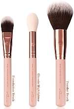 Zestaw pędzli do makijażu, 14 szt. - Luvia Cosmetics Rose Golden Vintage Essential Brushes Set — Zdjęcie N4