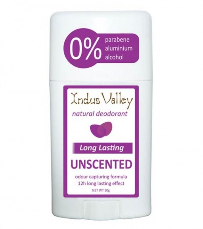 Dezodorant w sztyfcie - Indus Valley Unscented Deodorant Stick
