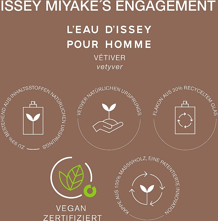 Issey Miyake L'eau D'issey Pour Homme Vetiver - Woda toaletowa — Zdjęcie N6