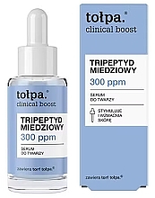 Serum do twarzy - Tolpa Clinical Boost Tripeptyd Miedziowy 300 ppm — Zdjęcie N1