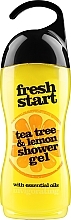 Żel pod prysznic z olejkami eterycznymi Drzewo herbaciane i cytryna - Xpel Marketing Ltd Fresh Start Shower Gel Tea Tree & Lemon — Zdjęcie N1