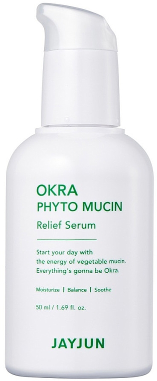Serum do twarzy z fitomucyną - JayJun Okra Phyto Mucin Relief Serum — Zdjęcie N1
