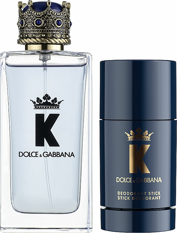 Dolce & Gabbana K by Dolce & Gabbana - Zestaw podarunkowy dla mężczyzn (edt 100 ml + deo/stick 75 ml) — Zdjęcie N1