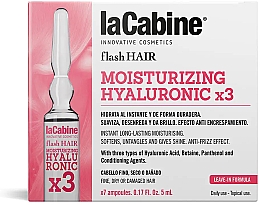 Kup Nawilżające ampułki do włosów - La Cabine Flash Hair Moisturizing Hyaluronic