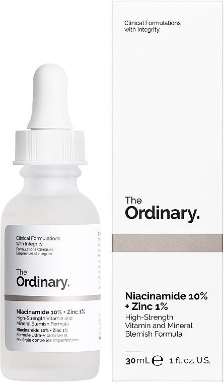 PRZECENA! Serum z witaminą B3 i cynkiem - The Ordinary Niacinamide 10% + Zinc PCA 1% * — Zdjęcie N2