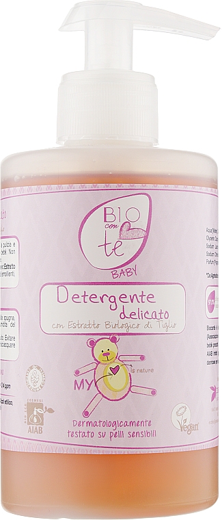 Żel do kąpieli dla niemowląt - Pierpaoli Bioconte Baby Delicate Cleanser
