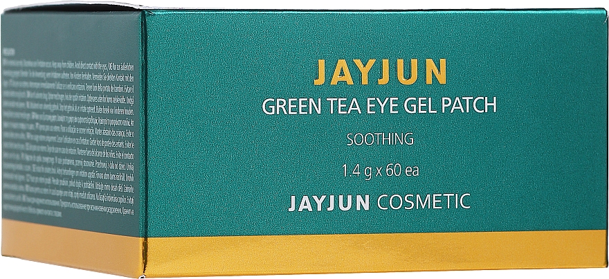 Hydrożelowe płatki pod oczy z zieloną herbatą - Jayjun Green Tea Eye Gel Patch — Zdjęcie N2
