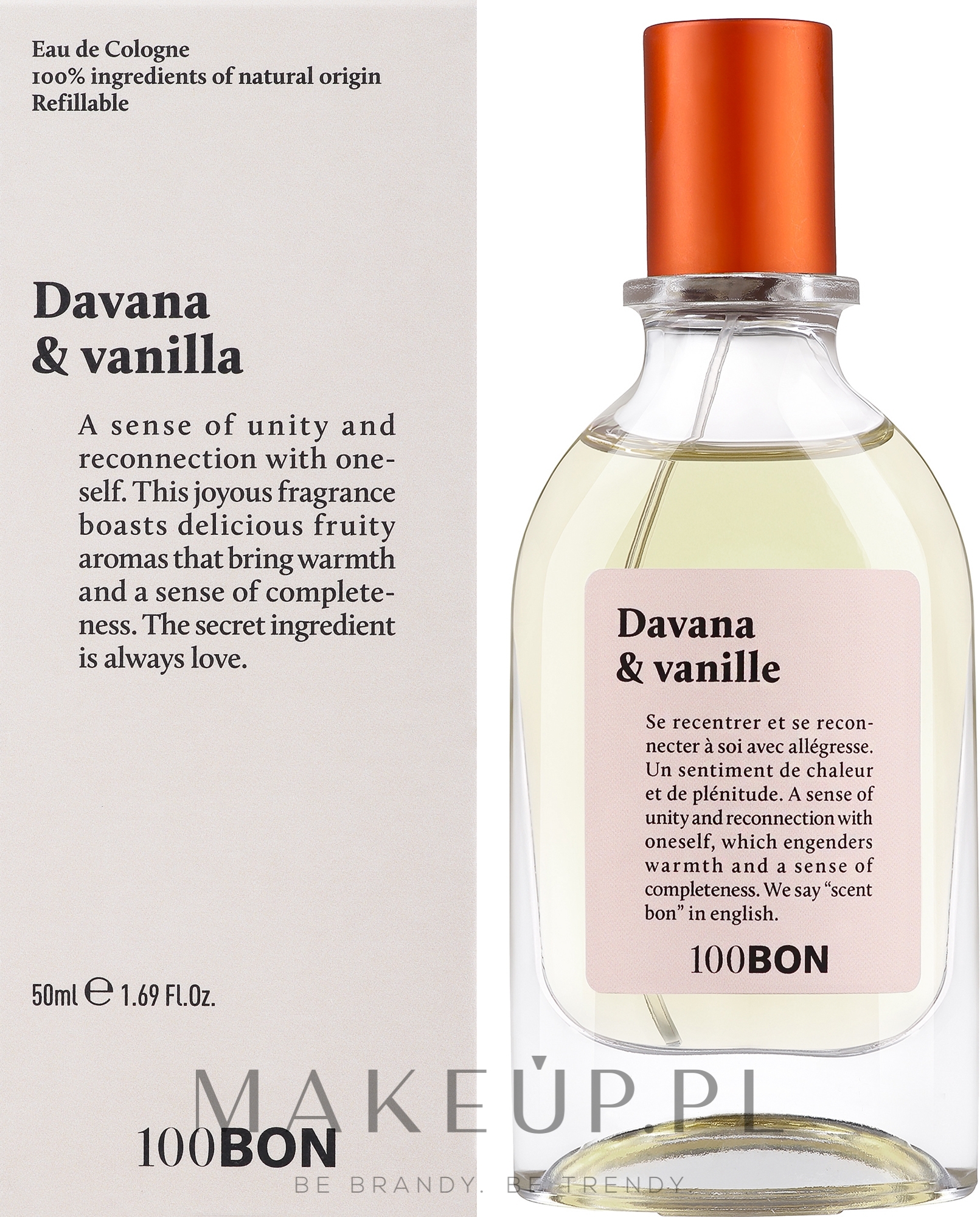 100BON Davana & Vanille Bourbon - Woda perfumowana — Zdjęcie 50 ml