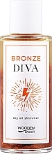 Naturalny suchy olejek do twarzy i ciała z brązującym blaskiem - Wooden Spoon Bronze Diva Dry Oil Shimmer — Zdjęcie N1