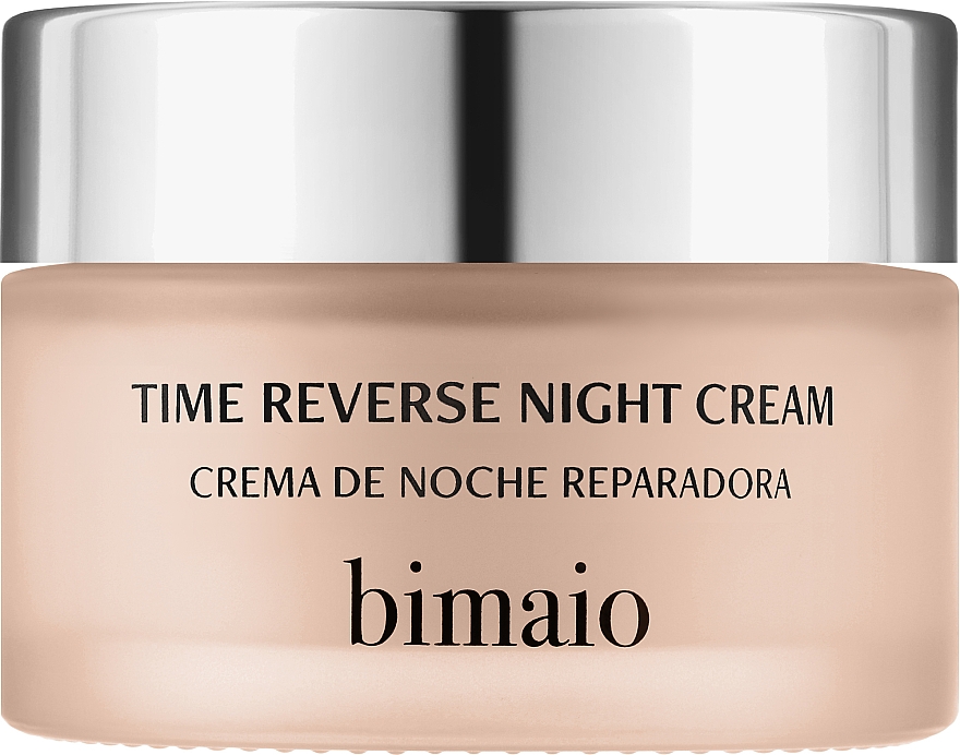 Rewitalizujący krem do twarzy na noc - Bimaio Time Reverse Night Cream — Zdjęcie N1