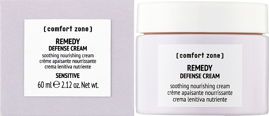 Kojąco-ochronny krem naprawczy do twarzy - Comfort Zone Remedy Defense Cream — Zdjęcie N2