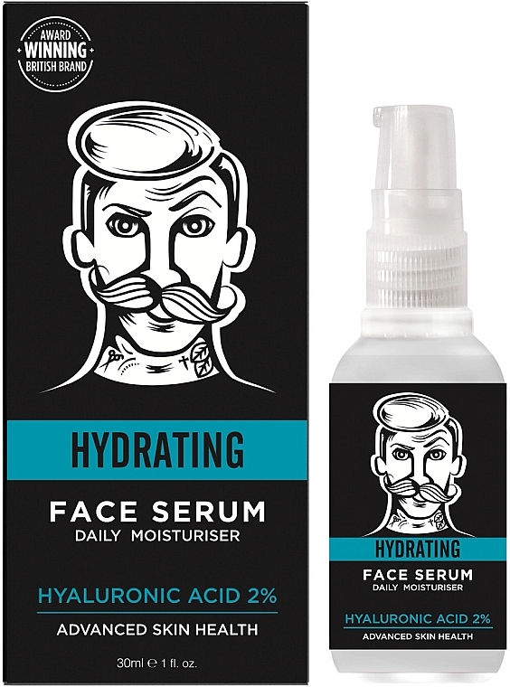 Serum do twarzy Nawilżona skóra - BarberPro Hydrating Hyaluronic Acid 2% Daily Serum — Zdjęcie N1