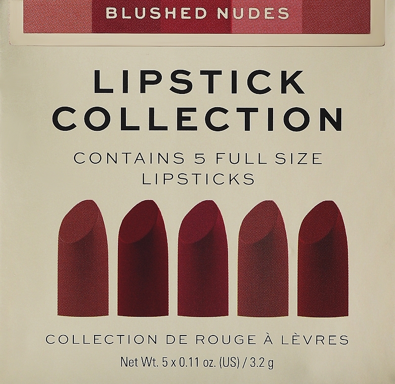 Zestaw 5 pomadek do ust - Revolution Pro Lipstick Collection Blushed Nudes — Zdjęcie N1