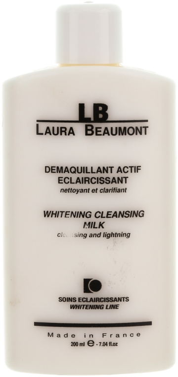 Intensywnie oczyszczające mleczko - Laura Beaumont Whitening Cleansing Milk